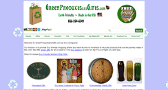 Desktop Screenshot of greenproductsandgifts.com